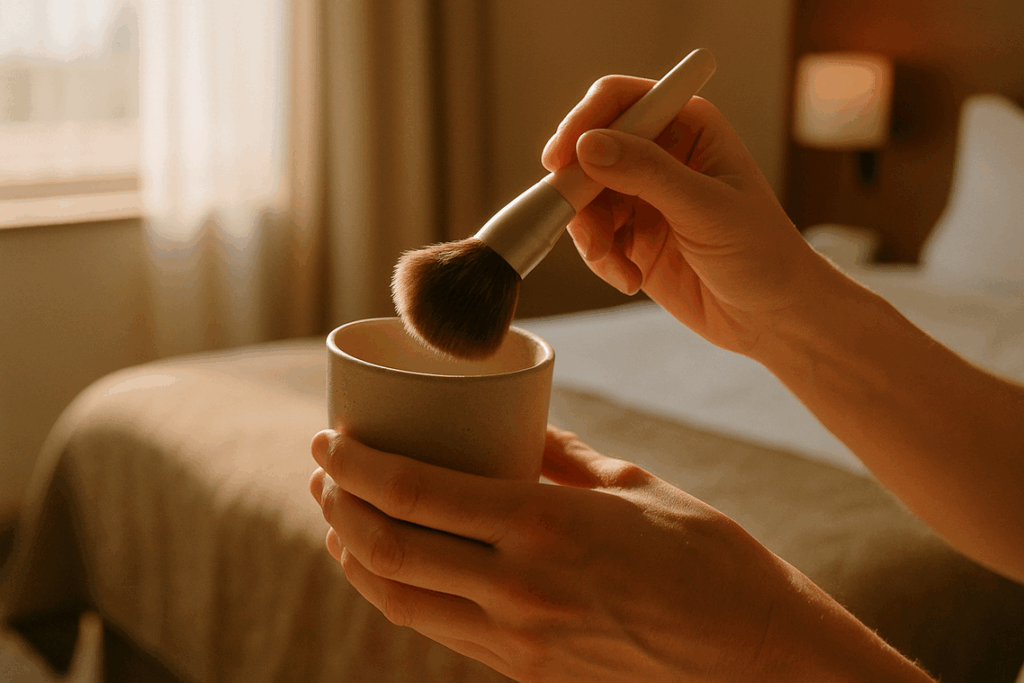 how to clean higossis brush