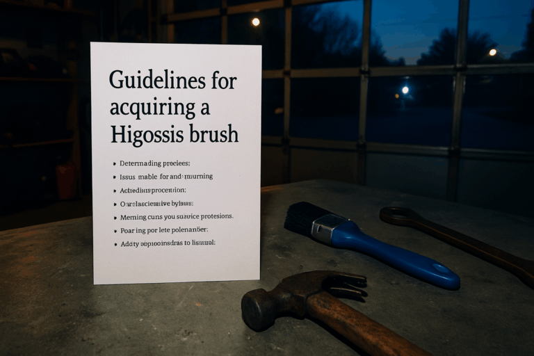 how to get higossis brush
