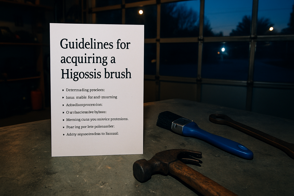 how to get higossis brush
